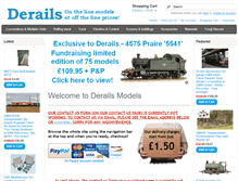 Tablet Screenshot of derails.co.uk
